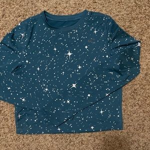 Nike Pro “Starry Night” Long Sleeve Crop